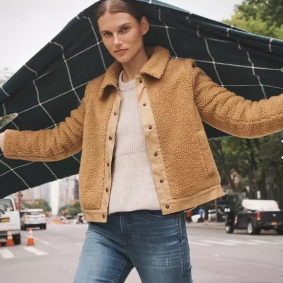 Madewell Sherpa Portland Jacket - Picture 5 of 10